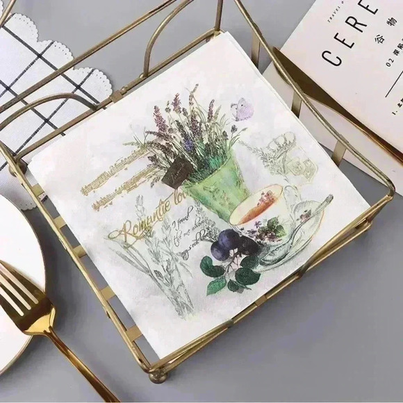 NEW Color Napkins/Printed Tissues/Fashion Tissues x 200pcs - Picture 12 of 14